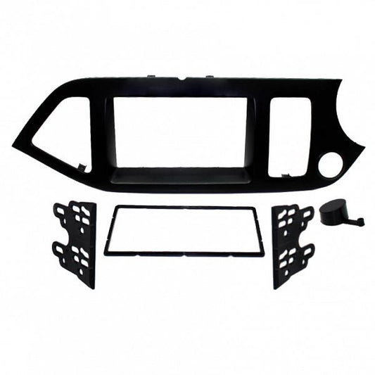 Aerpro - FP8552 - DOUBLE DIN BLACK FACIA KIT TO SUIT KIA - PICANTO