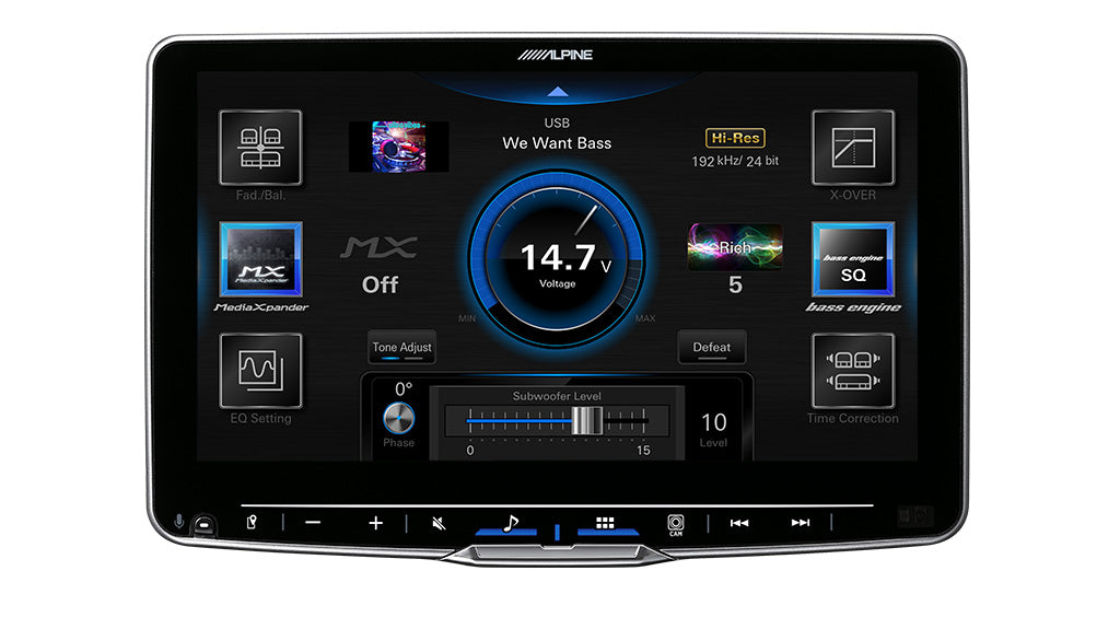 Alpine - ILX-F509Ai - 9 inch High-Res Audio Receiver with Wireless Apple CarPlay / Wireless Android Auto