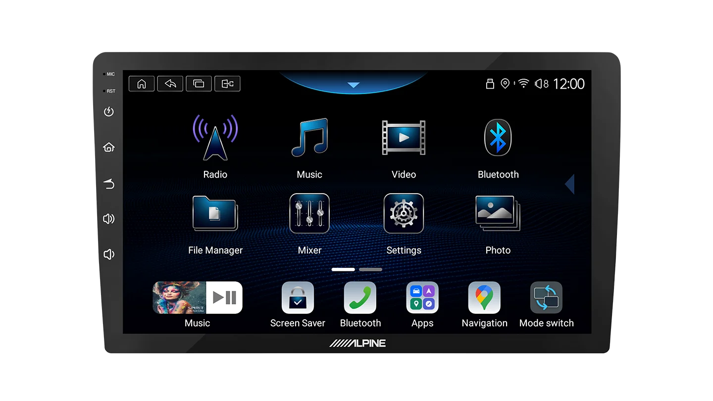 Alpine - iNE-AX809-9 - 9” Premium Intelligent Vehicle Display / Hi-Res Audio / FLAC / MP3 / WMA / AAC / Bluetooth