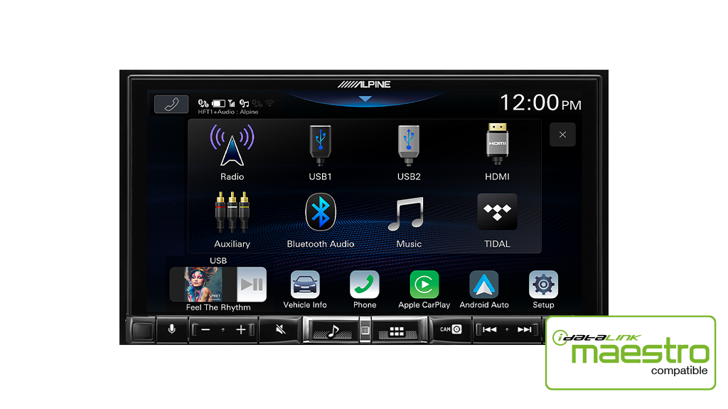 Alpine - ILX-507Ai - 7 inch High-Res Audio Receiver with Wireless Apple CarPlay / Wireless Android Auto