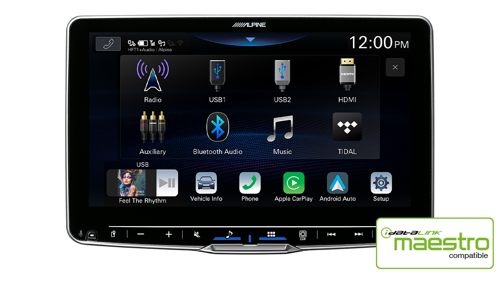 Alpine - ILX-F509Ai - 9 inch High-Res Audio Receiver with Wireless Apple CarPlay / Wireless Android Auto