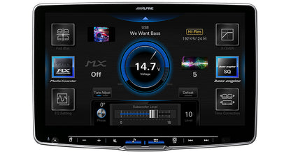 Alpine - ILX-F511Ai - 11 inch High-Res Audio Receiver with Wireless Apple CarPlay / Wireless Android Auto