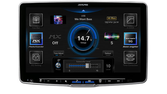 Alpine - ILX-F511Ai - 11 inch High-Res Audio Receiver with Wireless Apple CarPlay / Wireless Android Auto