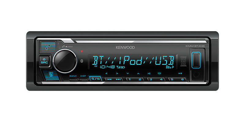 Kenwood - KMM-BT408 - Digital Media Receiver with Bluetooth