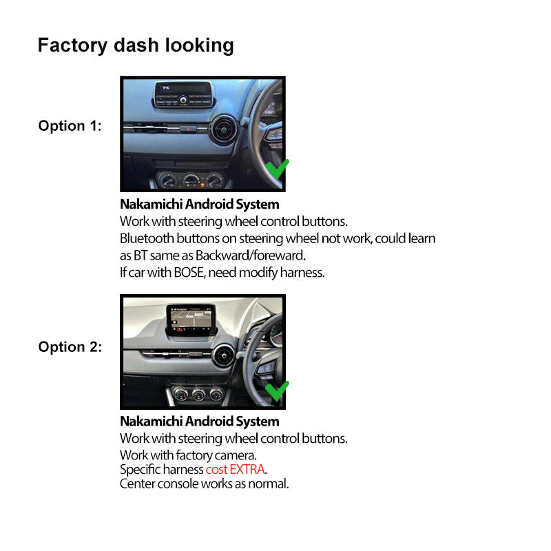 Nakamichi - Mazda 2 cx3 2014 Android - 9 Inch Wireless Apple Carplay Android auto solution
