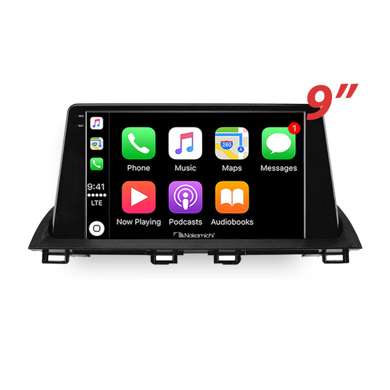 Nakamichi - Mazda 3 2013+ Type 1 - Android - 9 Inch Wireless Apple Carplay Android auto solution