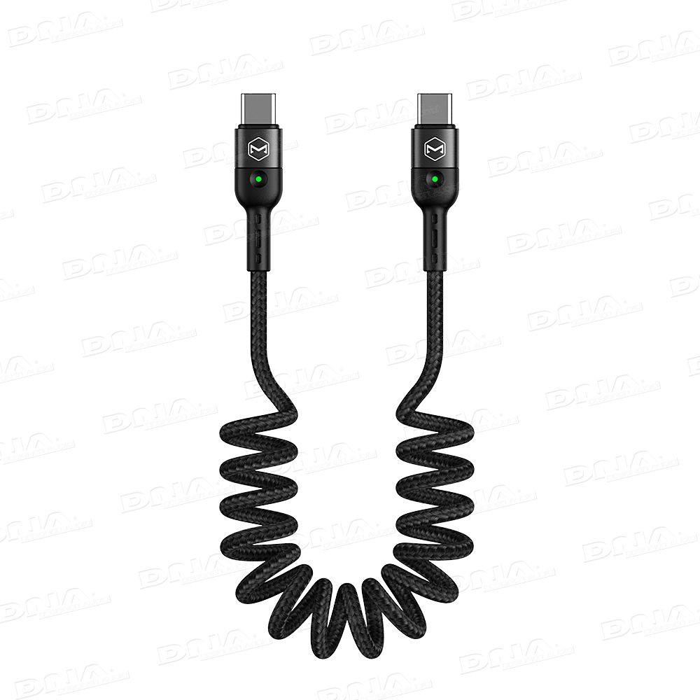 Mcdodo - MCA-7860 - Type-C To Type-C Coiled PD USB Lead - 1.8 Metres