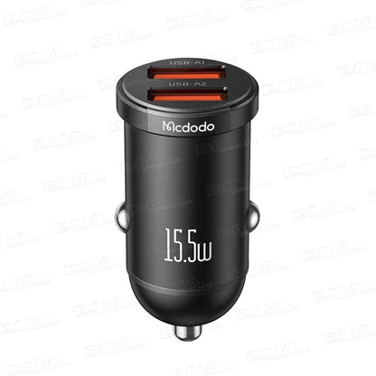McDodo - MCC-2950 - 15.5W Dual USB 3.1Amp Car Charger