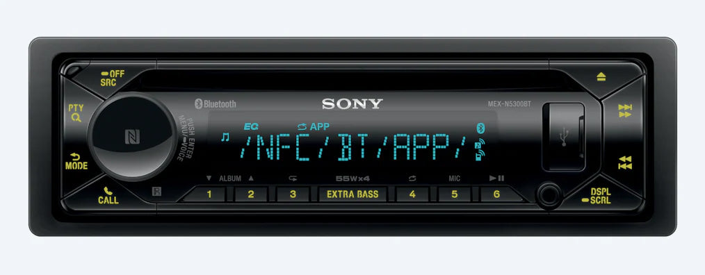 SONY - MEX-N5300BT - Bluetooth USB CD Receiver