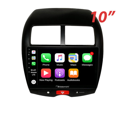 Nakamichi - WXMITSUBISHIASX20102017 - 10 Inch Nakamichi Wireless Apple Carplay Android auto solution compatible with Mitsubishi ASX 2010-2017