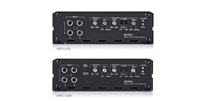 Morel - MPD4.70 - 4-CHANNEL CAR AMPLIFIER - 70 WATTS RMS X 4