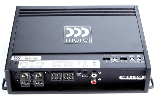 Morel - Morel MPS 1.550 mono car amplifier — 1 x 550WRMS @ 2 OHM