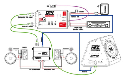 MTX - Re-Q - MTX Premium Hi-Low Speaker Level to RCA Converter re-Q