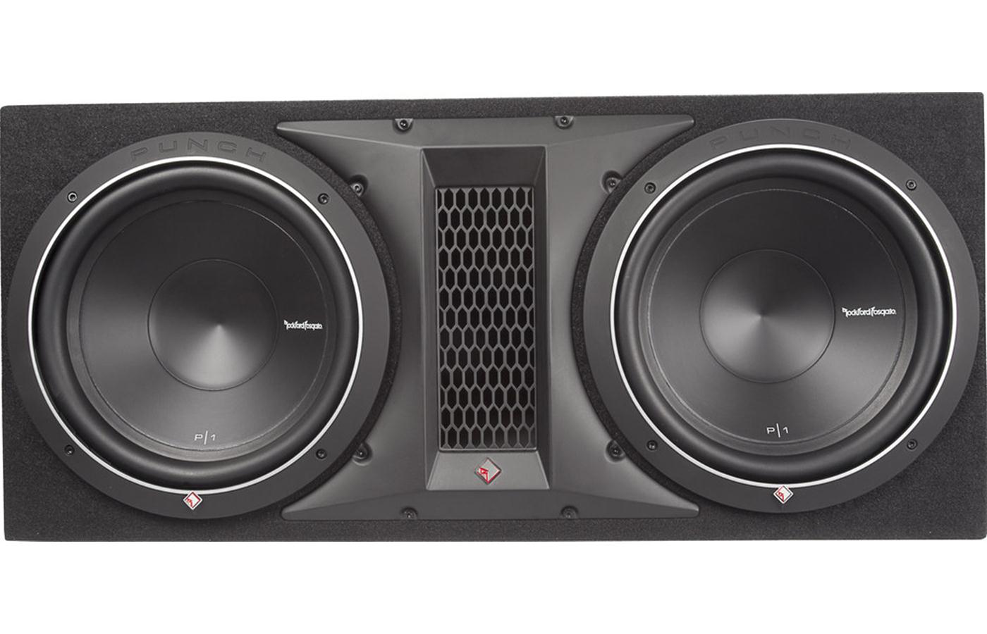 Rockford Fosgate - P1-2X12 - Ported enclosure 2X12 Punch P1 subs 500WRMS @ 2OHM