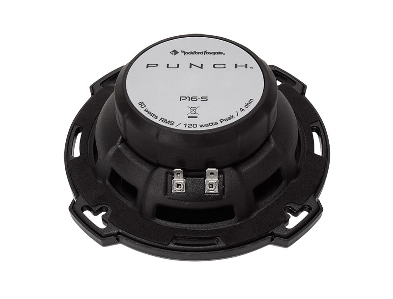 Rockford Fosgate - P16-S - 6 inch Punch Components 60W RMS - 56mm Mounting Depth