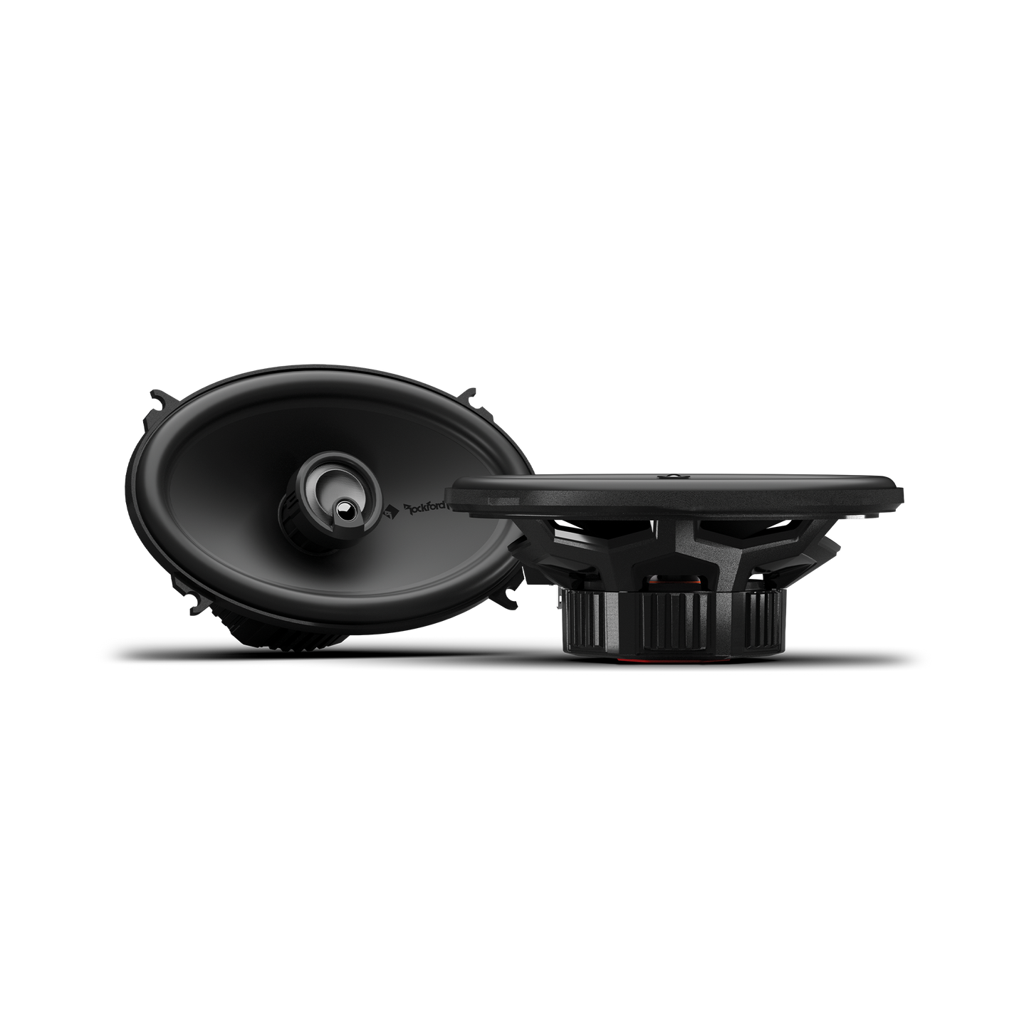Rockford Fosgate - P1V2-46 Punch V2 4 x 6 Inch 3-Way Coaxial Speakers 75W RMS - 70mm Mounting Depth