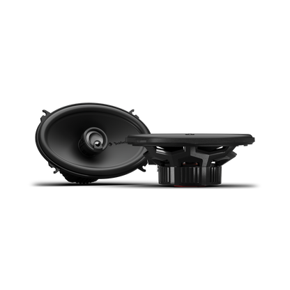 Rockford Fosgate - P1V2-46 Punch V2 4 x 6 Inch 3-Way Coaxial Speakers 75W RMS - 70mm Mounting Depth
