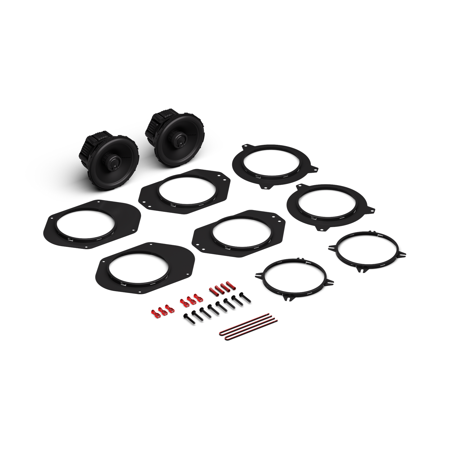 Rockford Fosgate - P1V2-5 Punch V2 5.25 Inch 3-Way Coaxial Speakers 75W RMS - 59.2mm Mounting Depth