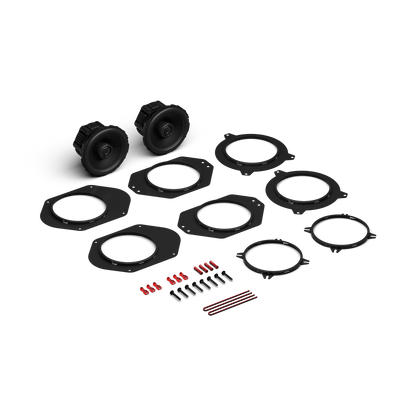 Rockford Fosgate - P1V2-5 Punch V2 5.25 Inch 3-Way Coaxial Speakers 75W RMS - 59.2mm Mounting Depth