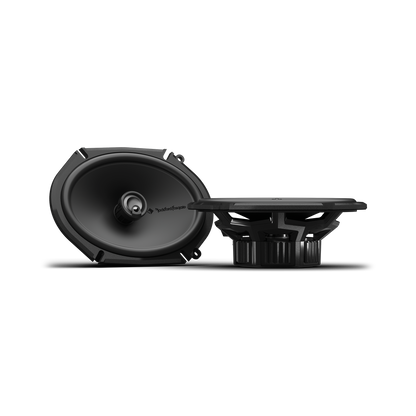 Rockford Fosgate - P1V2-68 Punch V2 6x8 Inch 3-Way Coaxial Speakers 75W RMS - 66.4mm Mounting Depth