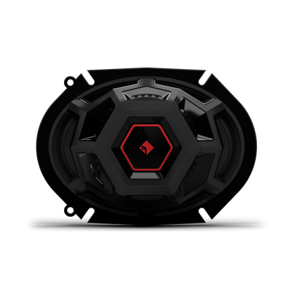 Rockford Fosgate - P1V2-68 Punch V2 6x8 Inch 3-Way Coaxial Speakers 75W RMS - 66.4mm Mounting Depth