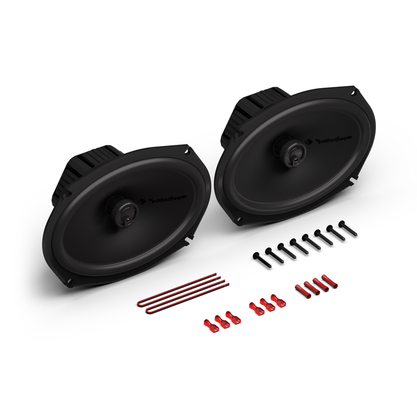 Rockford Fosgate - P1V2-69 Punch V2 6.9 Inch 3-Way Coaxial Speakers 75W RMS - 70mm Mounting Depth