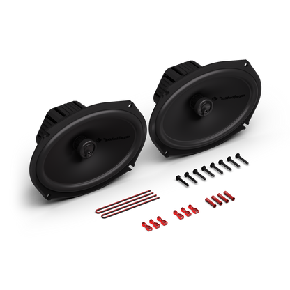 Rockford Fosgate - P1V2-69 Punch V2 6.9 Inch 3-Way Coaxial Speakers 75W RMS - 70mm Mounting Depth