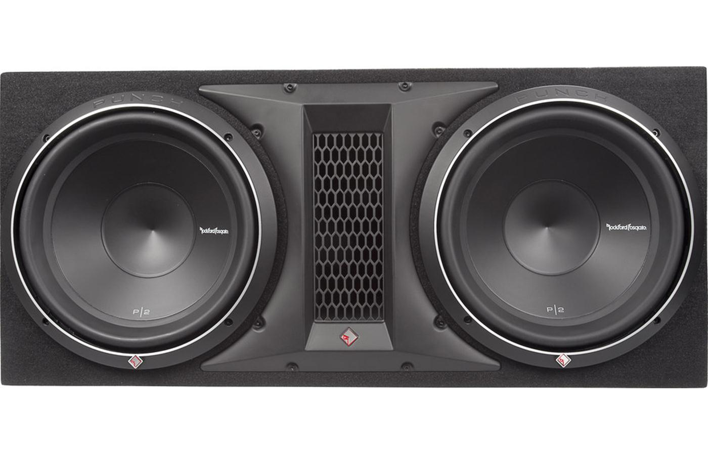Rockford Fosgate - P2-2X12 - Ported enclosure 2X12 Punch P2 subs 800WRMS @ 1OHM