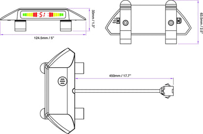 Stinger - PA-Display - Echomaster Parking Sensor Display Accessory
