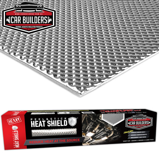 Car Builders - PS_HSH_M  - Peel & Stick Heat Shield Light 500mm x 605mm