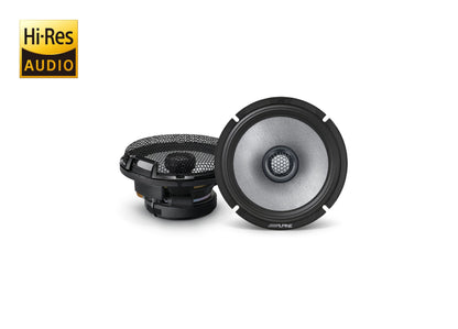 Alpine - R2-S65 - 6.5 inch 2-Way Coaxial Speakers 100W RMS - 62.6MM Mounting Depth