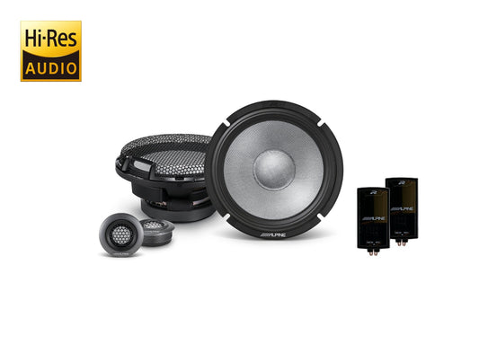 Alpine - R2-S65C - 6.5 inch Component Speakers 100W RMS - 62.6MM Mounting Depth