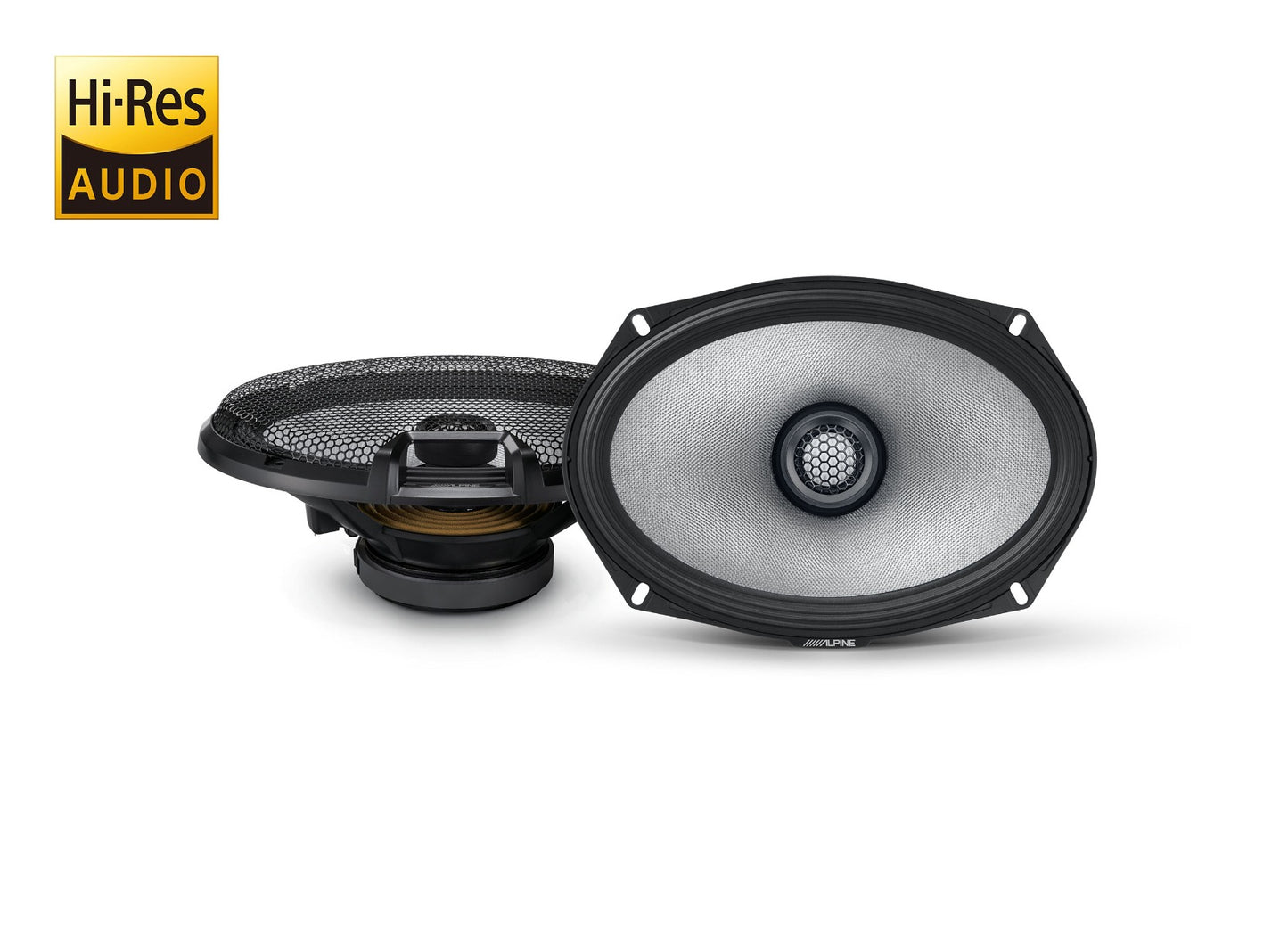 Alpine - R2-S69 - 6 X 9 inch Coax Speakers 100W RMS - 75.6MM Mounting Depth