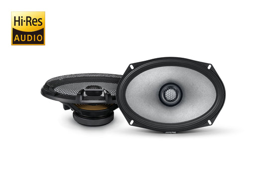 Alpine - R2-S69 - 6 X 9 inch Coax Speakers 100W RMS - 75.6MM Mounting Depth