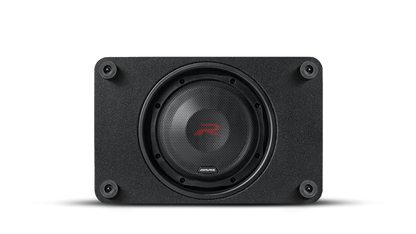 Alpine RS-SB10 - R-Series 10″ Shallow Profile Enclosure 2 Ohm Subwoofer - 600WRMS