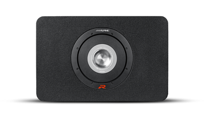 Alpine - RS-SB12 - R-Series 12″ Shallow Profile Enclosure 2 Ohm Subwoofer - 600WRMS