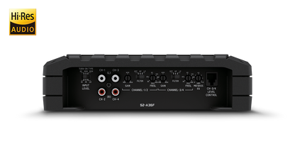 Alpine - S2-A36F - 4-Channel Digital Power Amplifier 4 X 60WRMS @ 4 OHMS