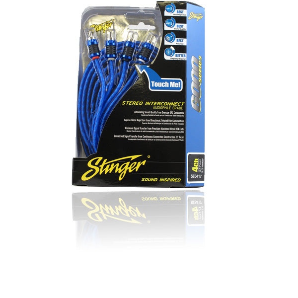 Stinger - SI6417 - 6000 Series 4CH 5Mtr RCA Interconnect