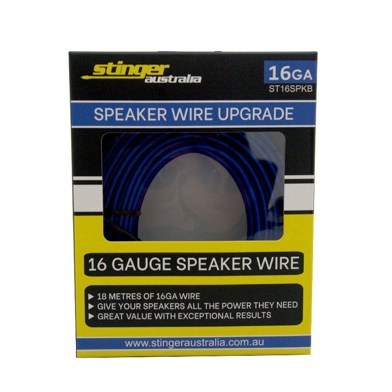 Stinger - ST16SPKB - Stinger Australia Blue 16GA Speaker Cable - 18mtr