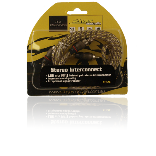 Stinger - STi123 - 0.9 mtr RCA Interconnect