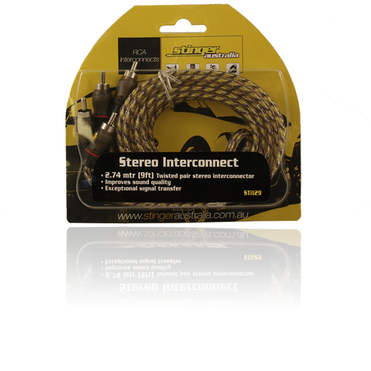 Stinger - STI129 - 2.7 mtr RCA Interconnect