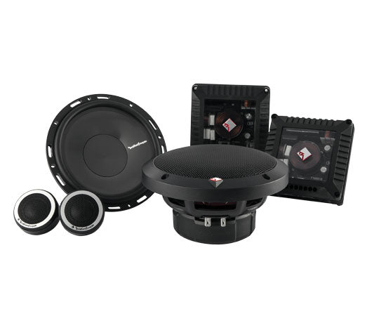 Rockford Fosgate - T1650-S - 6.5 inch EURO FIT Component Speaker 100W RMS - 58mm Mounting Depth