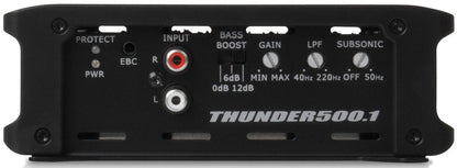 MTX - Thunder500.1 - Thunder Series Mono Amplifier 500WRMS @ 2Ω