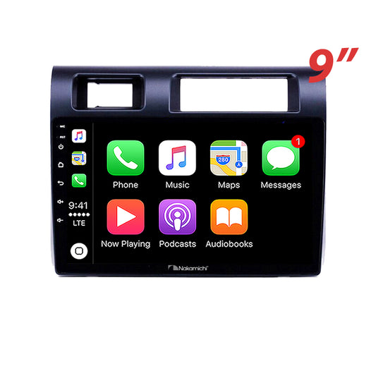 NAKAMICHI - W9TOYOTALANDCRUISERLC7920072020 - 9 INCH WIRELESS APPLE CARPLAY ANDROID AUTO SOLUTION COMPATIBLE WITH Toyota Landcruiser 2007-2020 LC70 LC79 Series