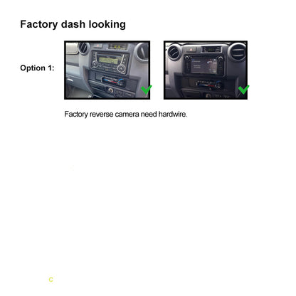 NAKAMICHI - Toyota Landcruiser 2007-2020 LC70 LC79 - 9 Inch Wireless Apple Carplay Android auto solution
