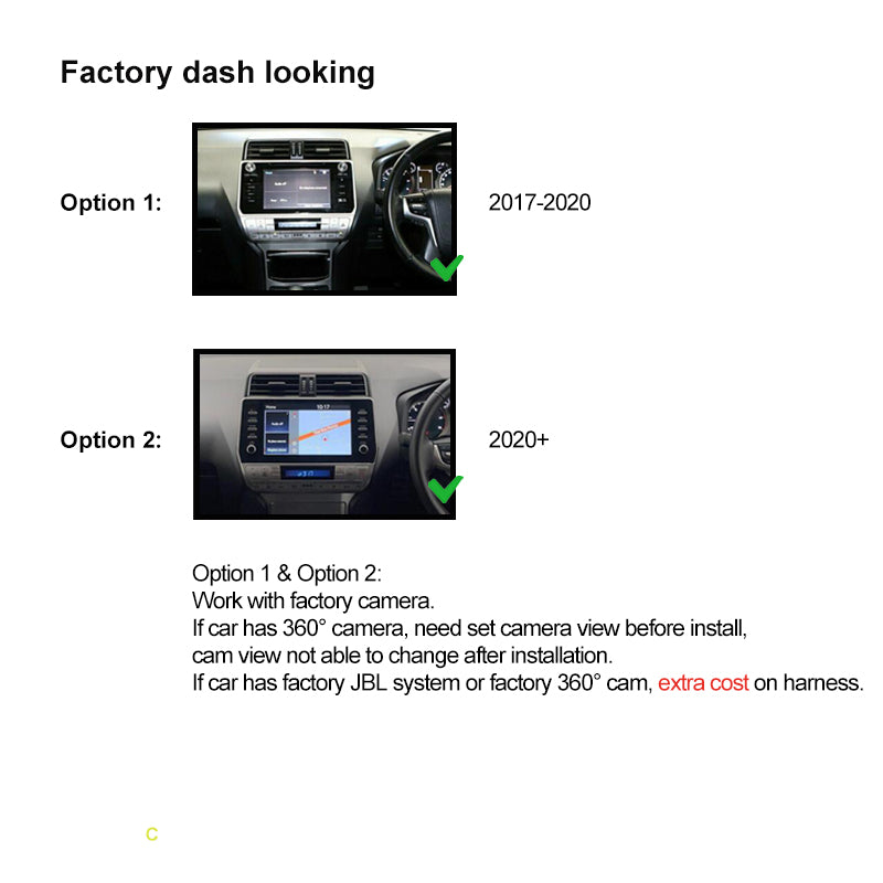 Nakamichi - Toyota Prado 2017+ - 10 Inch Wireless Apple Carplay Android auto solution