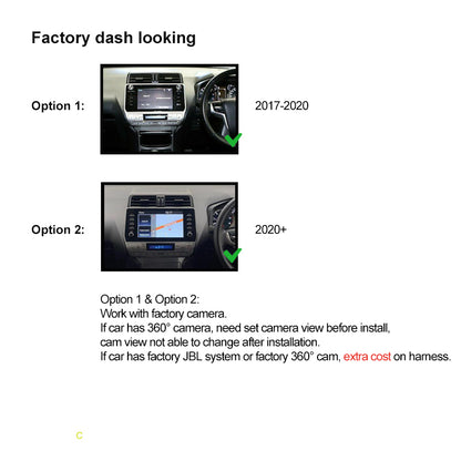 Nakamichi - Toyota Prado 2017+ - 10 Inch Wireless Apple Carplay Android auto solution