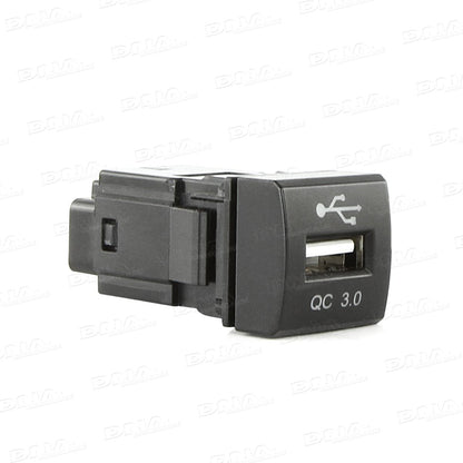 DNA - TOYUSB04 - Factory Fit Qualcomm USB 3.0 Fast Charging Socket To Suit Small Square Switch Sockets In Toyota Vehicles - 60cm