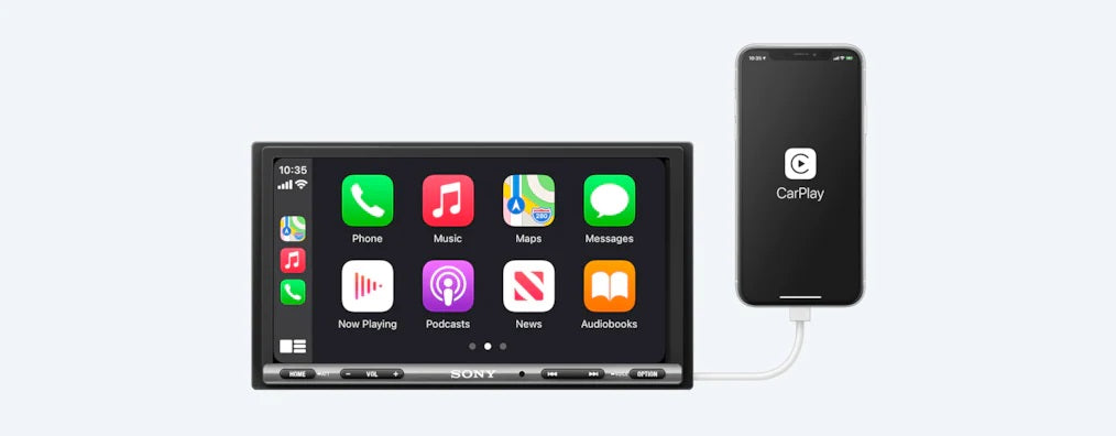 Sony - XAV-AX3200 - 6.9 inch Apple CarPlay & Android Auto Head Unit