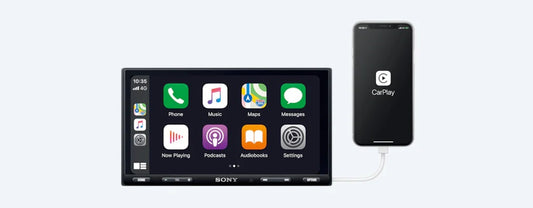 SONY - XAV-AX5500 6.95” (17.6cm) Bluetooth® Media Receiver with WebLink Cast